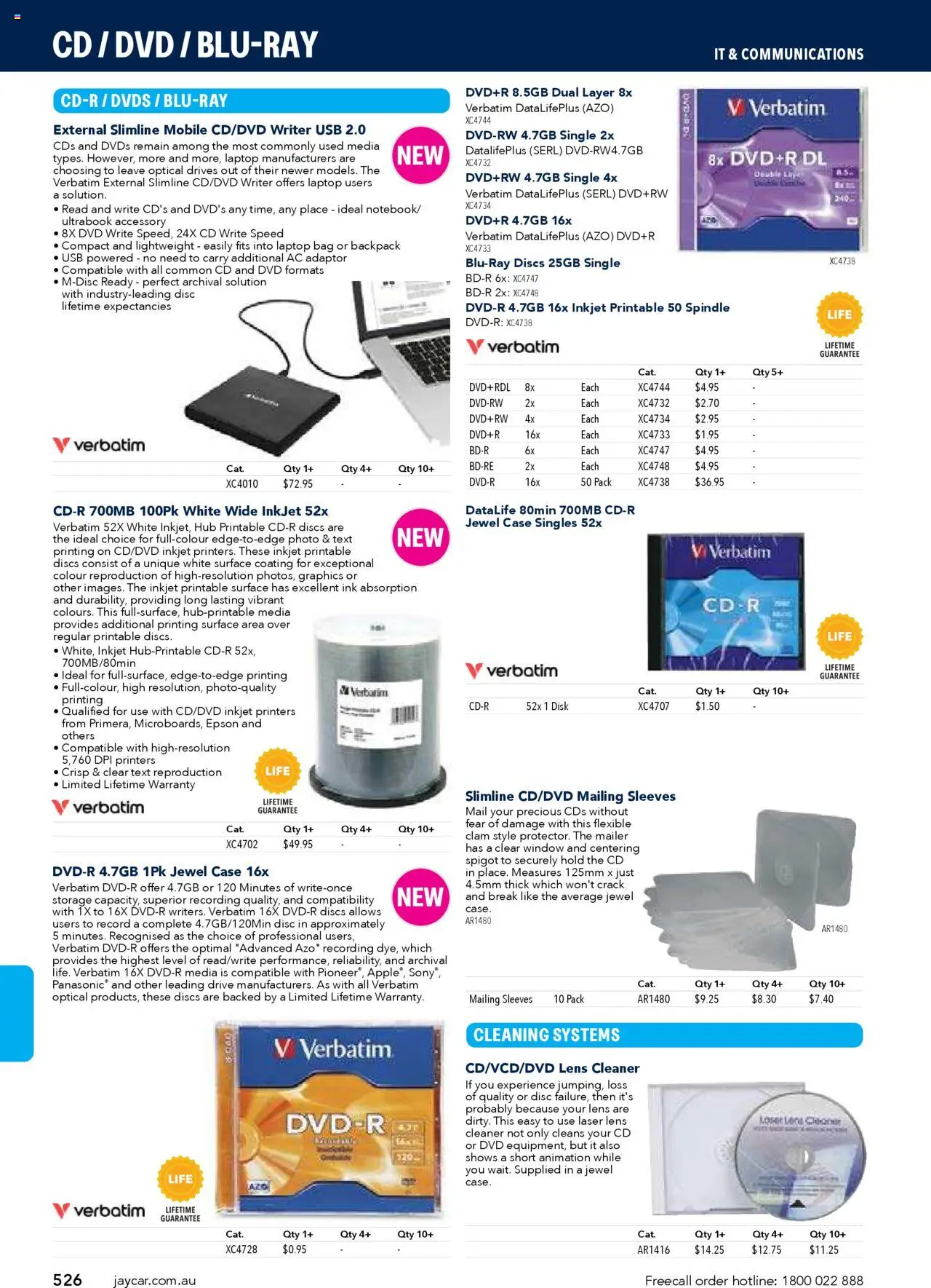 Jaycar Engineering & Scientific Catalogue 2025/2026  - page 526- valid from 09/07/2025