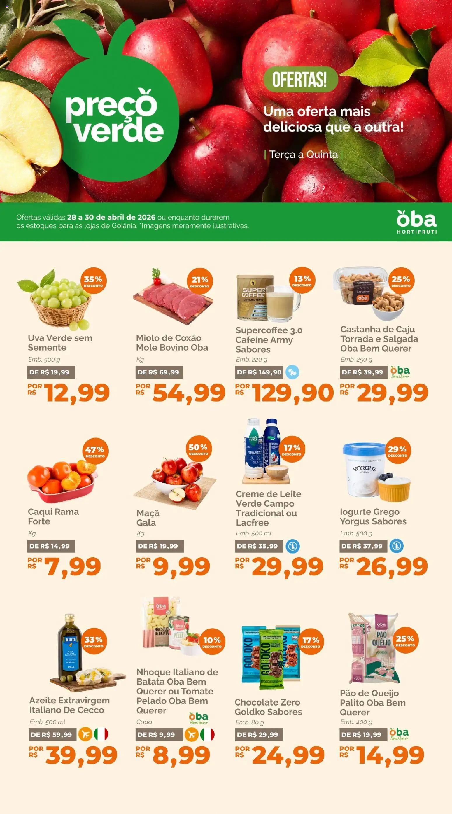 Oba Hortifruti - Ofertas da semana - página 1- válido a partir de 28/04/2026
