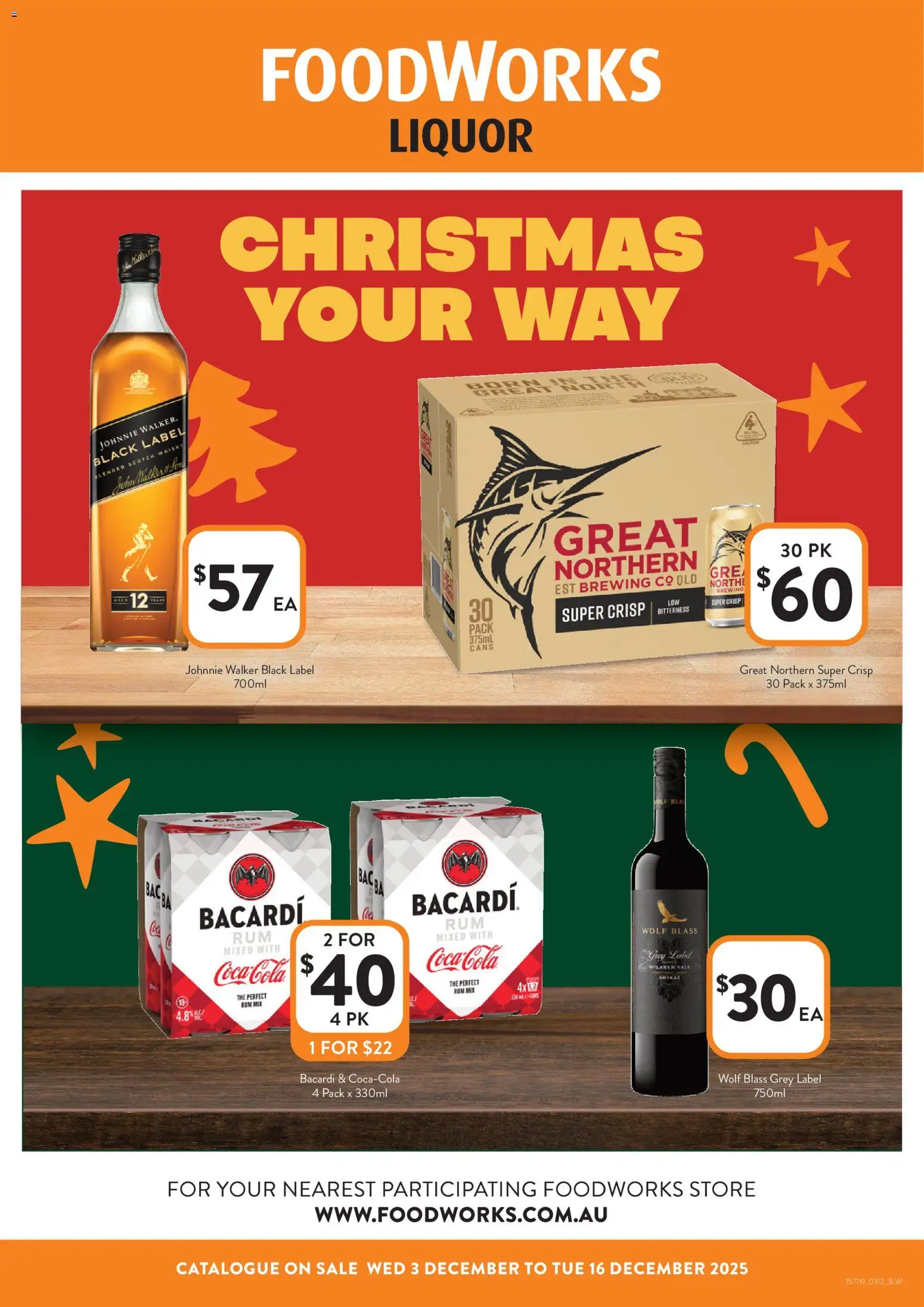 Foodworks Liquor VIC - page 1- valid from 03/12/2025