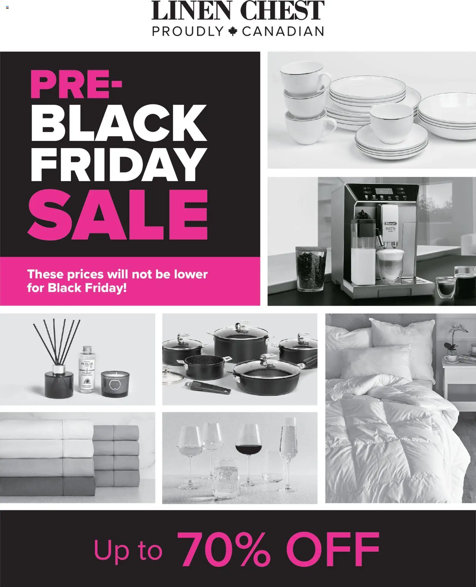 Linen Chest Black Friday Flyer - page 1- valid from Nov 11, 2025