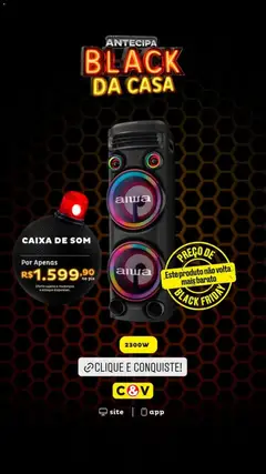 Pré-visualização Casa e Video Black Friday válida a partir de 11/11/2025