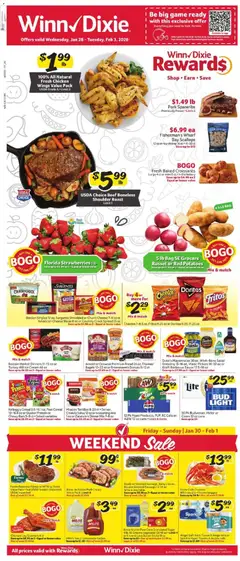 Preview Winn Dixie Weekly Ad valid from 01/28/2026