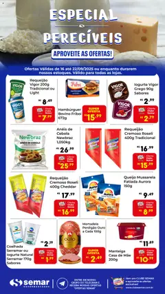 Pré-visualização Semar Supermercado - Ofertas Especial Perecíveis válida a partir de 16/09/2025