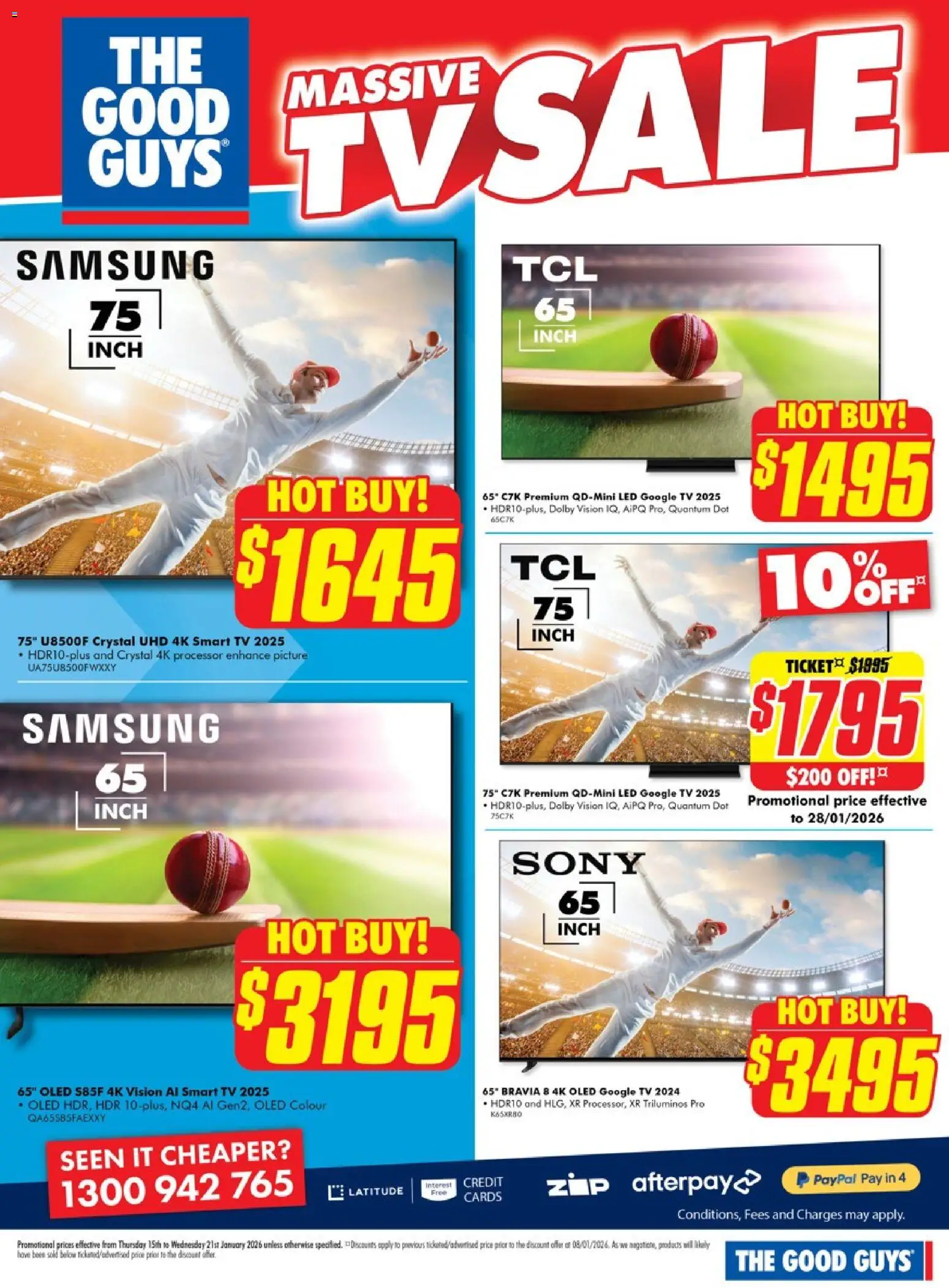 The Good Guys - Massive TV Sale - page 4- valid from 14/01/2026