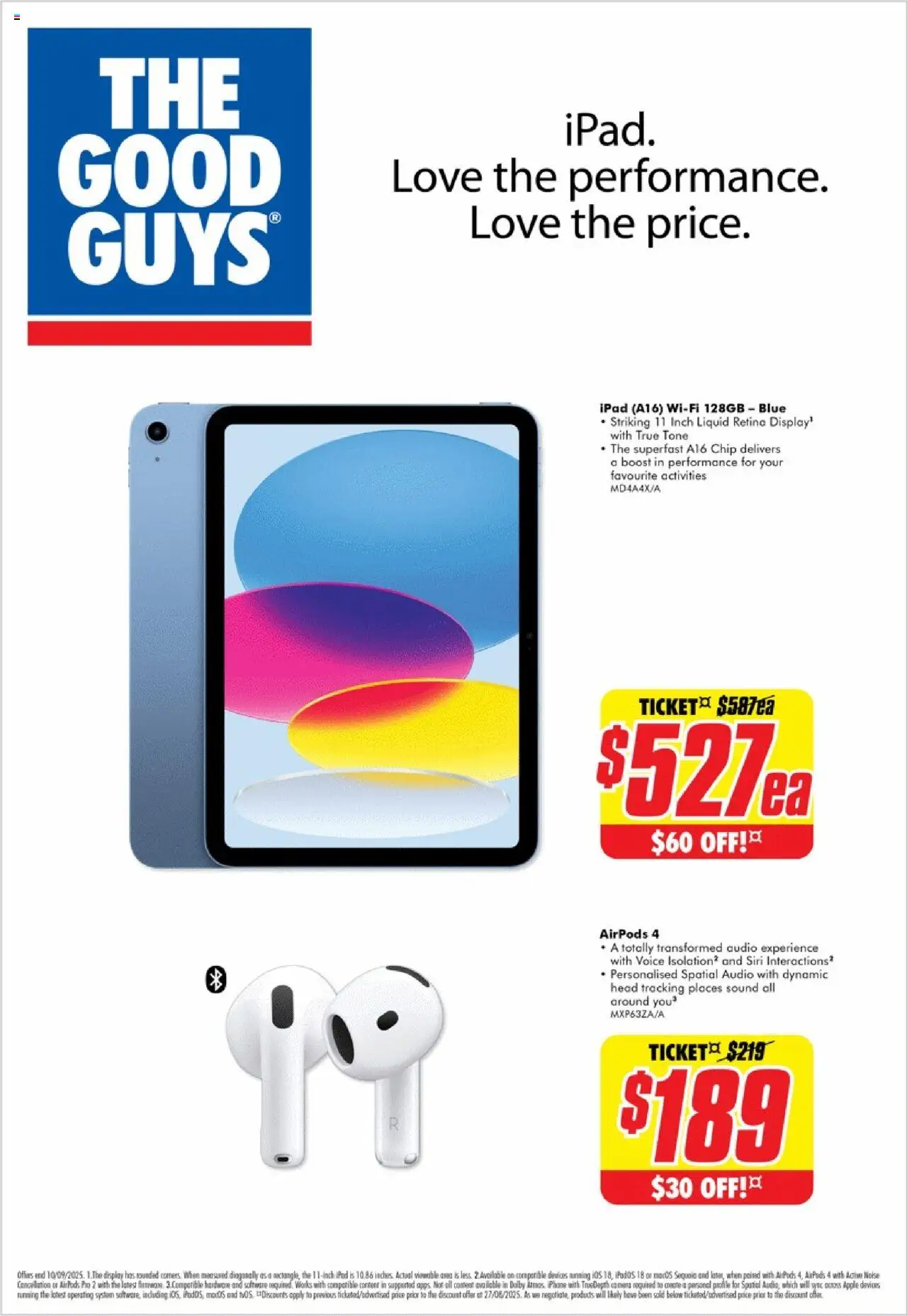 The Good Guys Apple - page 1- valid from 27/08/2025