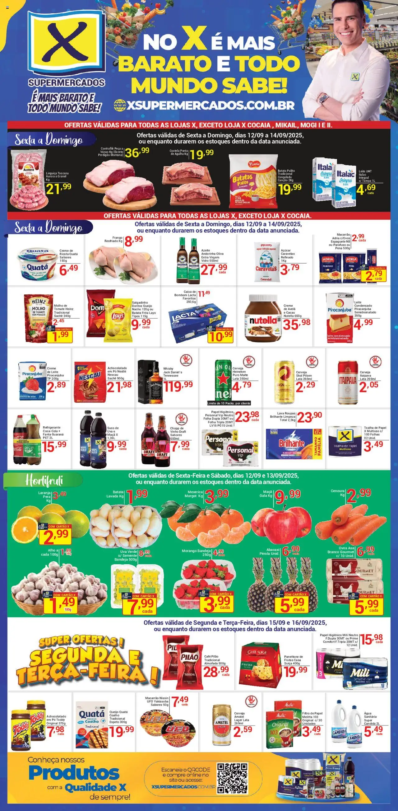 X Supermercados - Ofertas da semana - página 1- válido a partir de 12/09/2025
