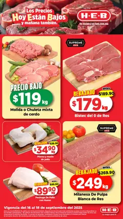 H-E-B - Folleto válido desde 16/09/2025