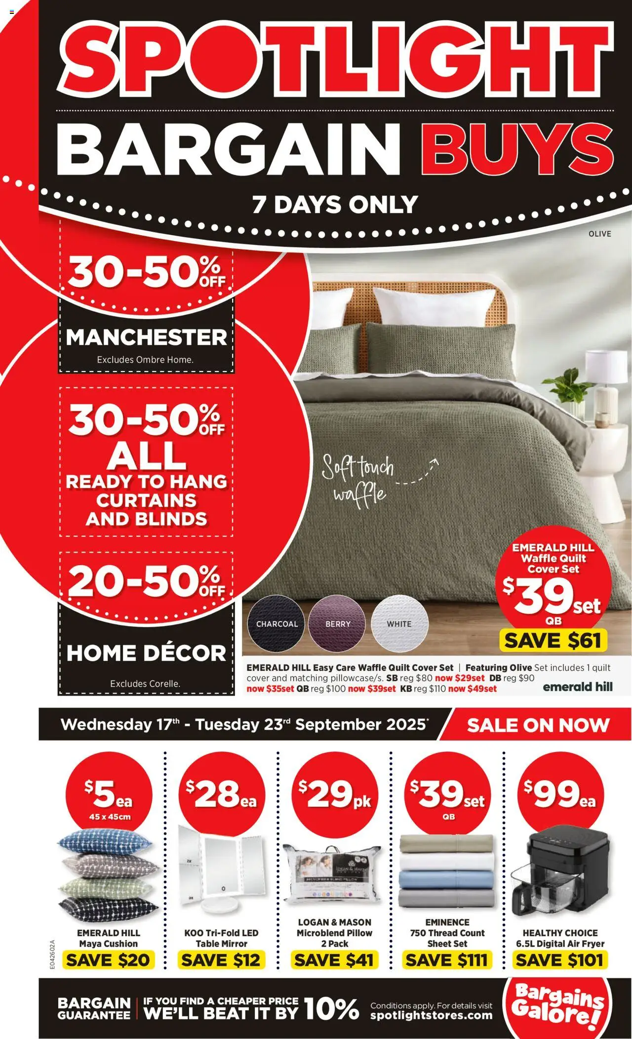 Spotlight Bargain Buys - page 1- valid from 17/09/2025