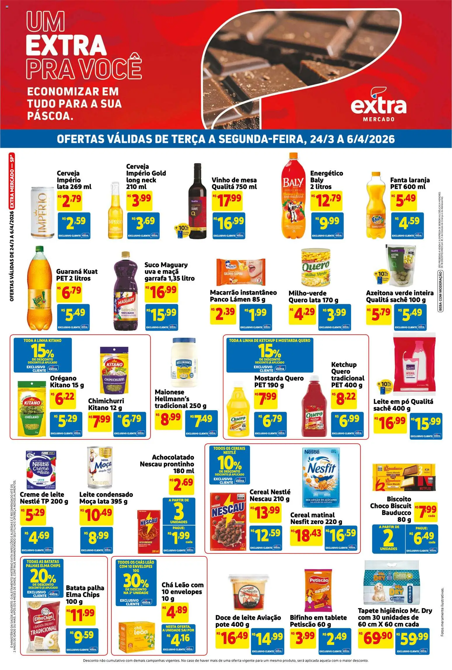 Extra ofertas de Mercado Quinzenal - página 1- válido a partir de 24/03/2026
