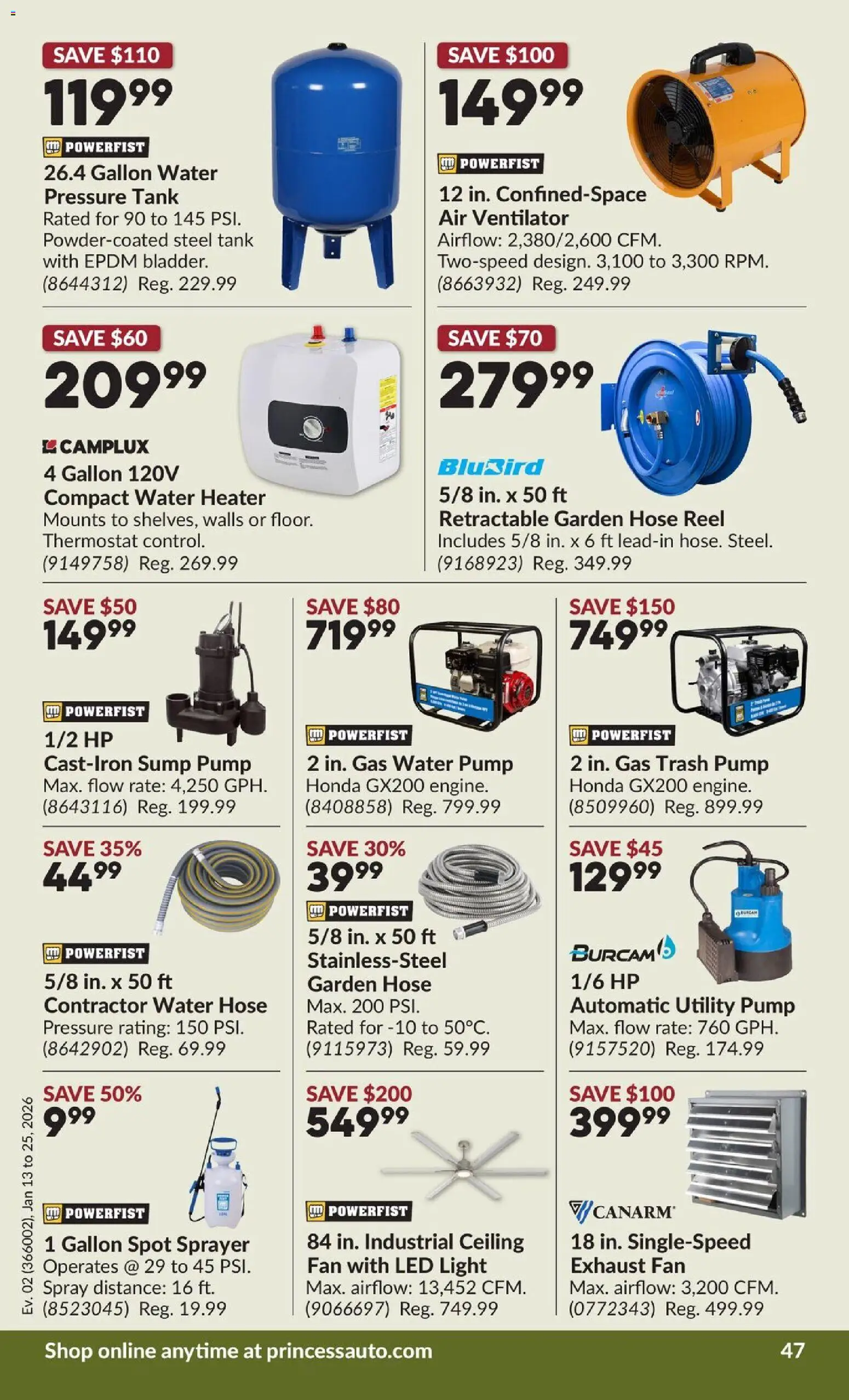 Princess Auto - 2 Week Sale! - page 53- valid from Jan 13, 2026