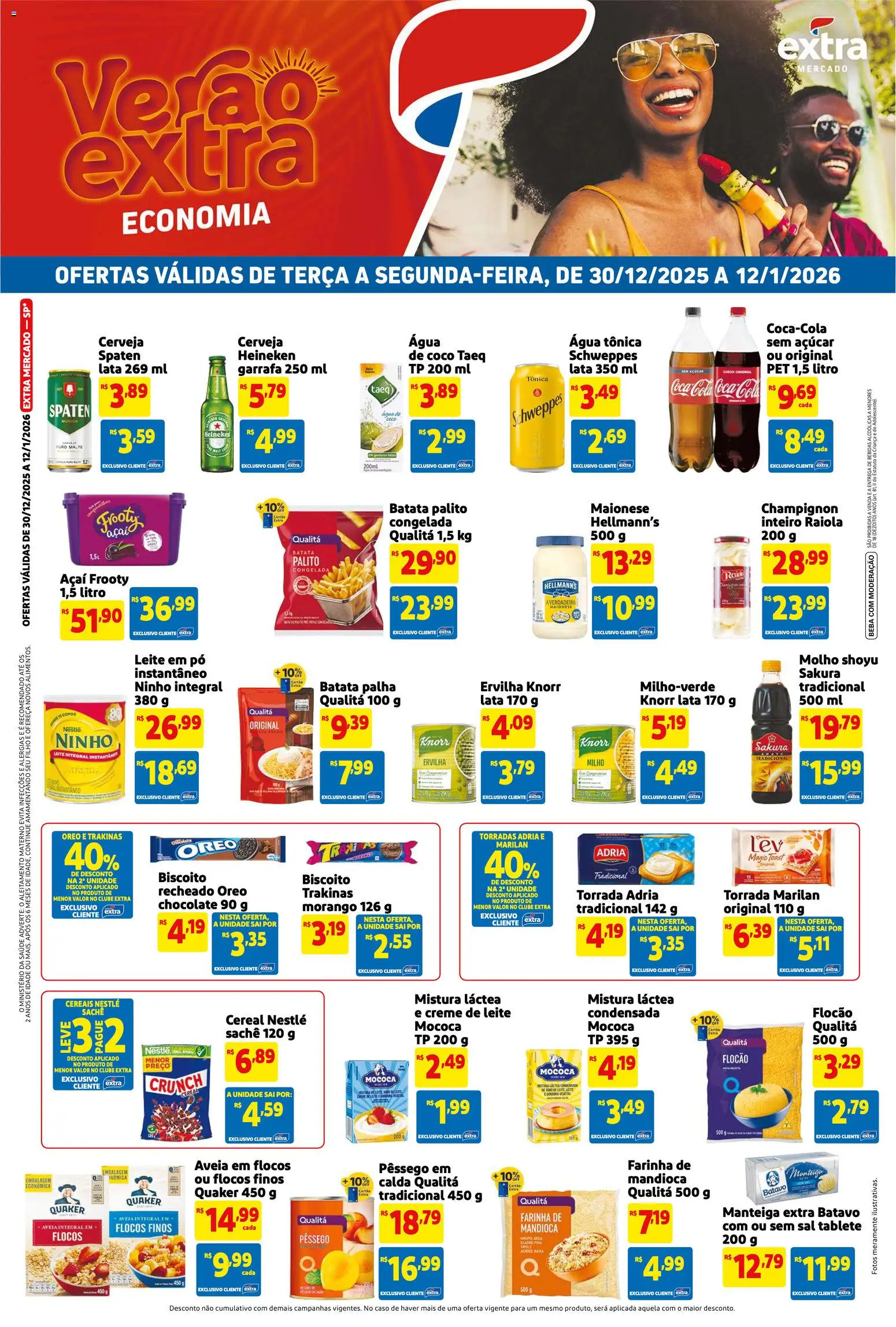 Extra - Ofertas de Mercado Quinzenal - página 1- válido a partir de 30/12/2025
