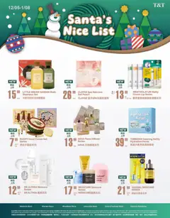 Preview T&T Supermarket flyer - Santa's Nice List valid from Dec 5, 2025
