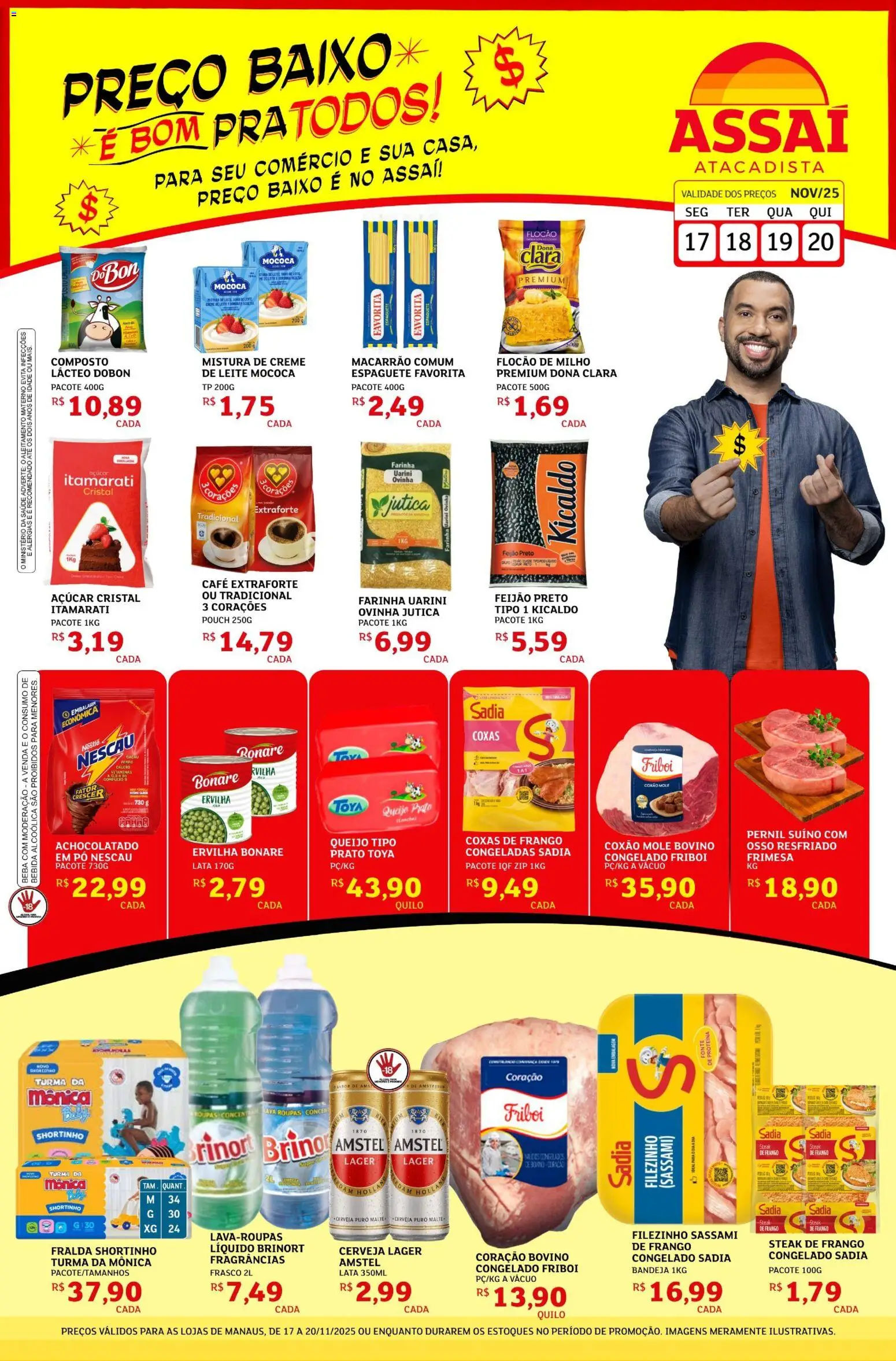 Encarte Assaí Atacadista - página 1- válido a partir de 17/11/2025
