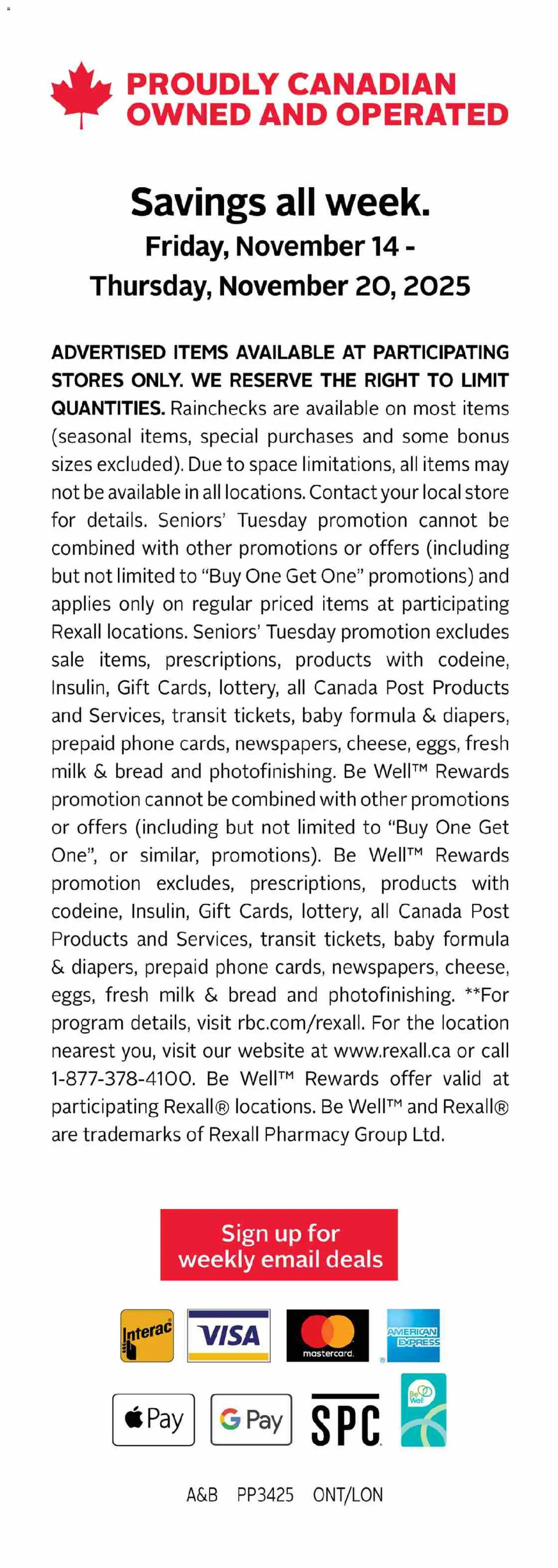 Rexall weekly flyer / circulaire - page 21- valid from Nov 14, 2025