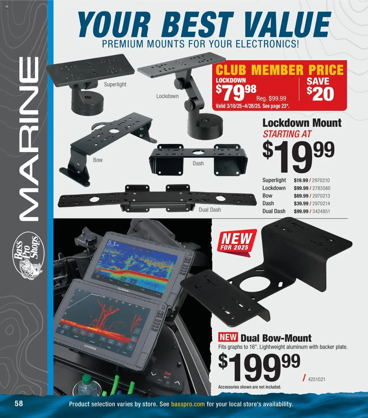 Bass Pro Marine 25 - page 58- valid from 03/14/2025