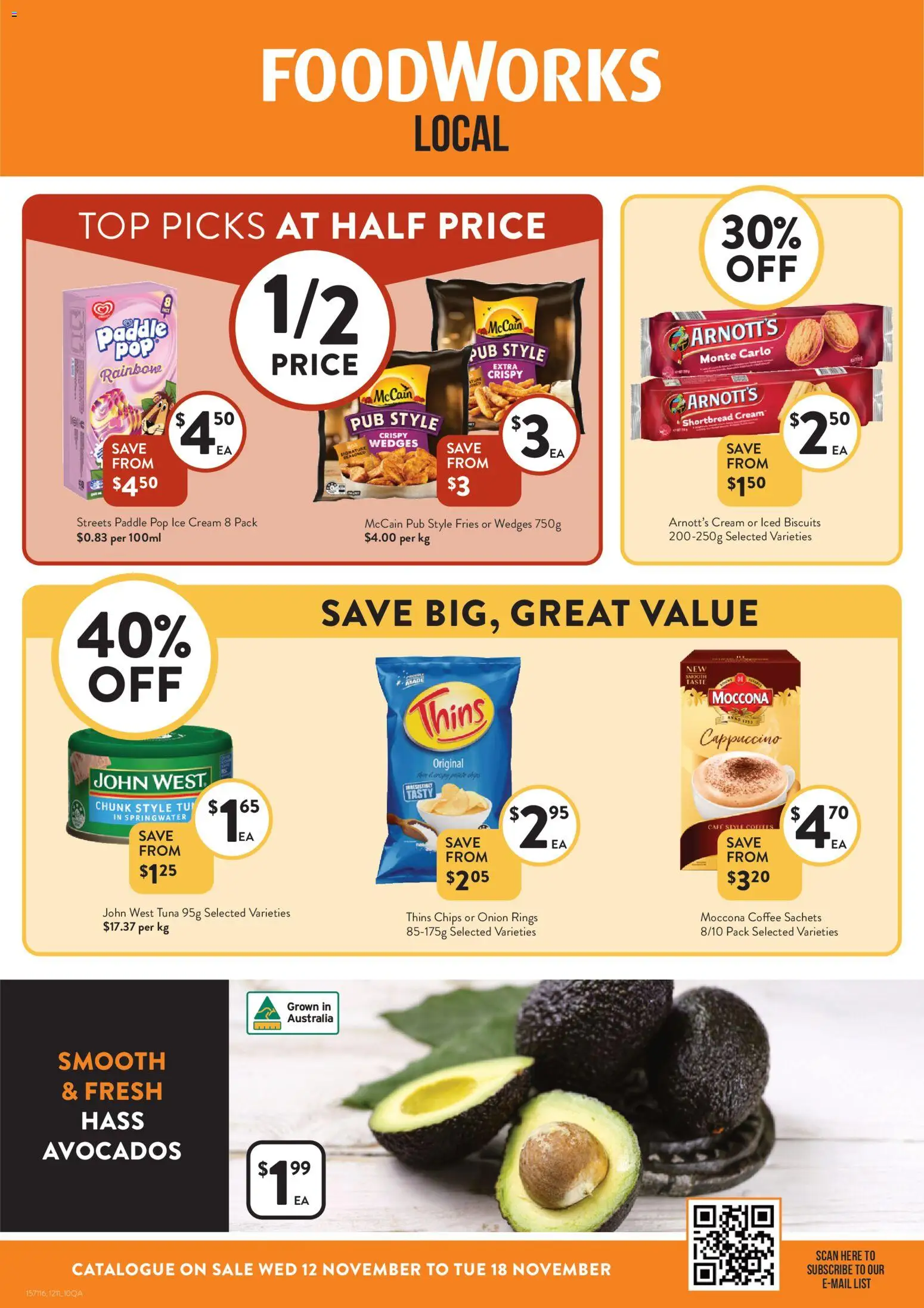 Foodworks Catalogue QLD - page 1- valid from 12/11/2025