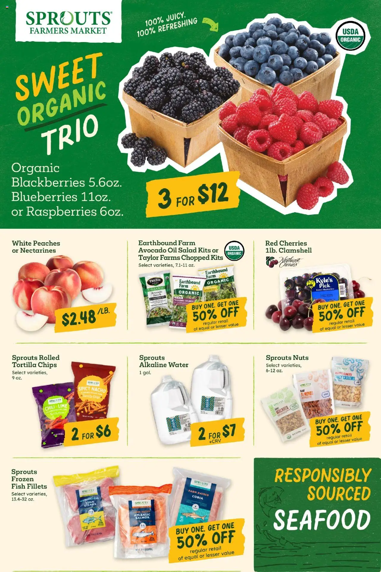 Sprouts Weekly Ad - page 1- valid from 07/30/2025