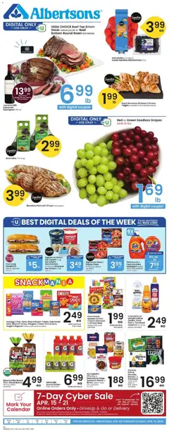 Preview Albertsons Weekly Ad valid from 04/08/2026