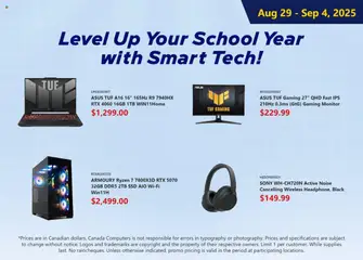 Preview Canada Computers - Weekly flyer valid from Aug 29, 2025