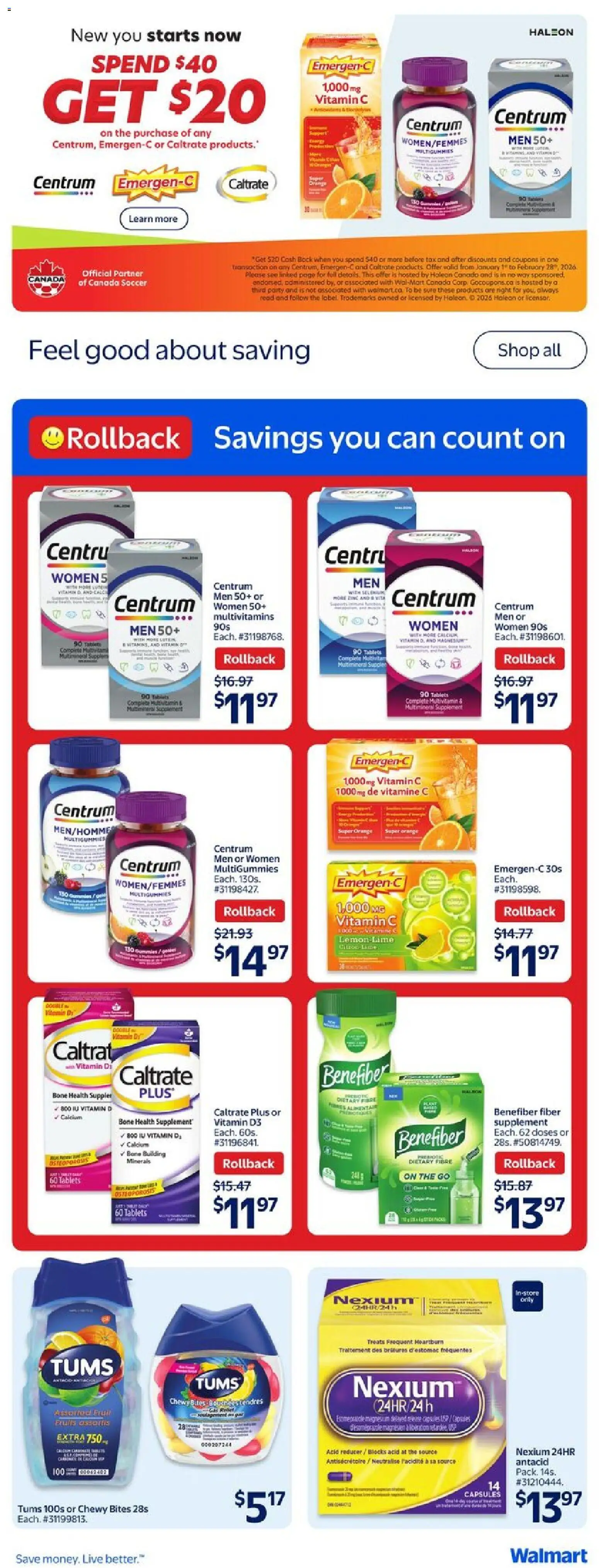 Walmart weekly flyer - page 18- valid from Jan 15, 2026