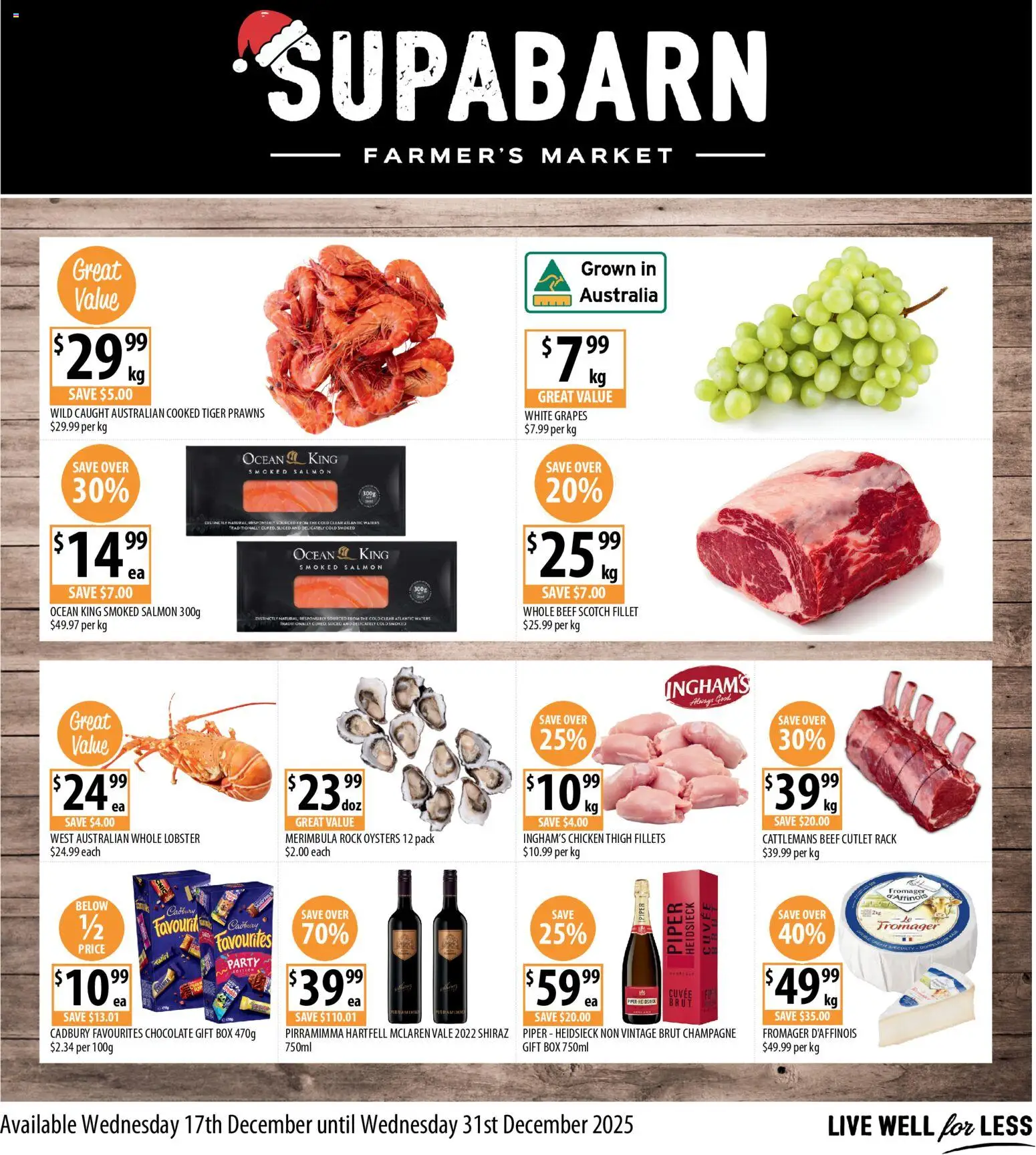 Supabarn Catalogue  - page 1- valid from 17/12/2025