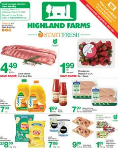 Preview Highland Farms weekly flyer / circulaire valid from Mar 5, 2026