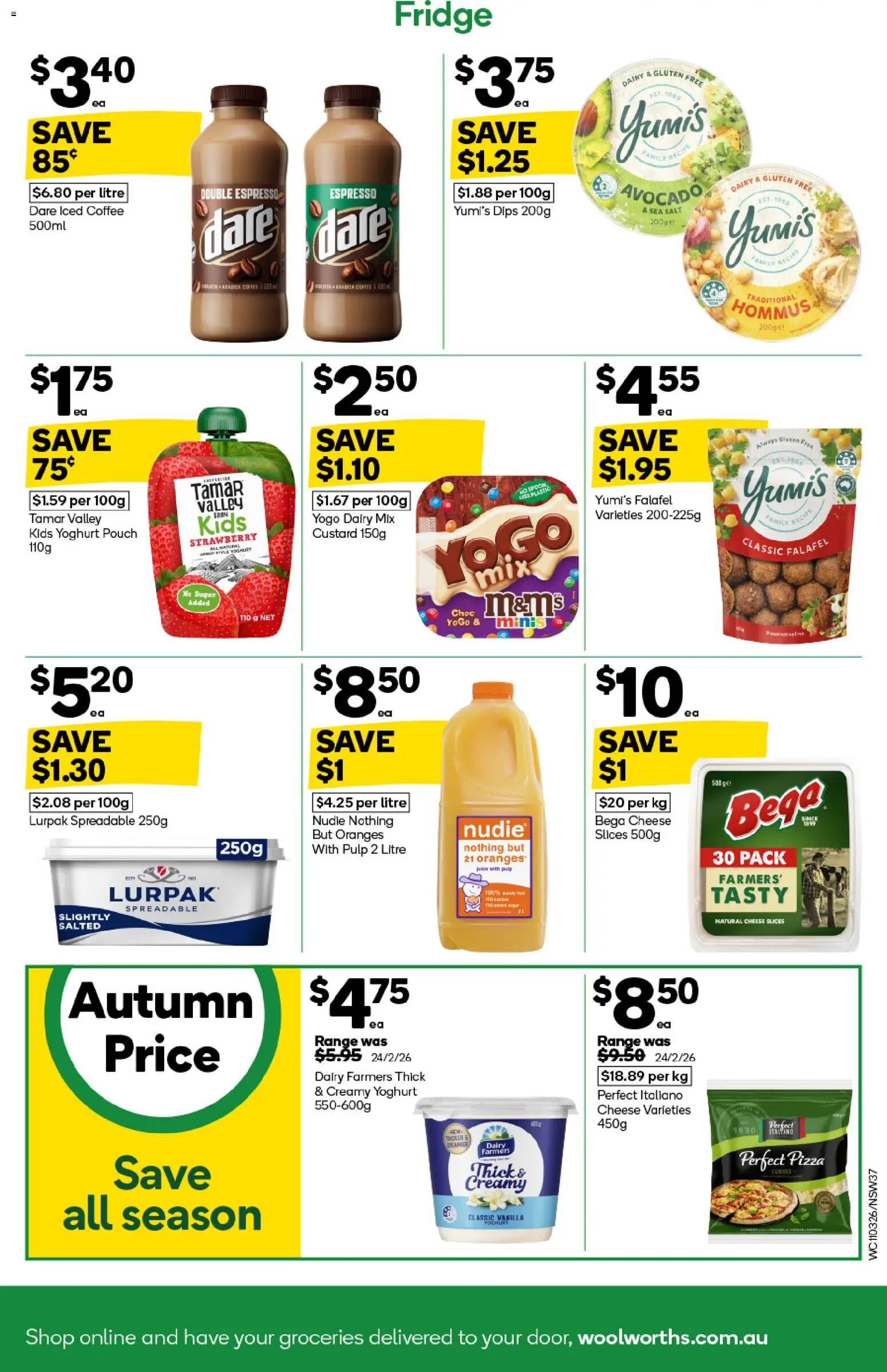 Woolworths catalogue  - page 37- valid from 11/03/2026