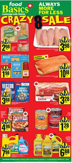 Preview Food Basics weekly flyer / circulaire valid from Mar 5, 2026