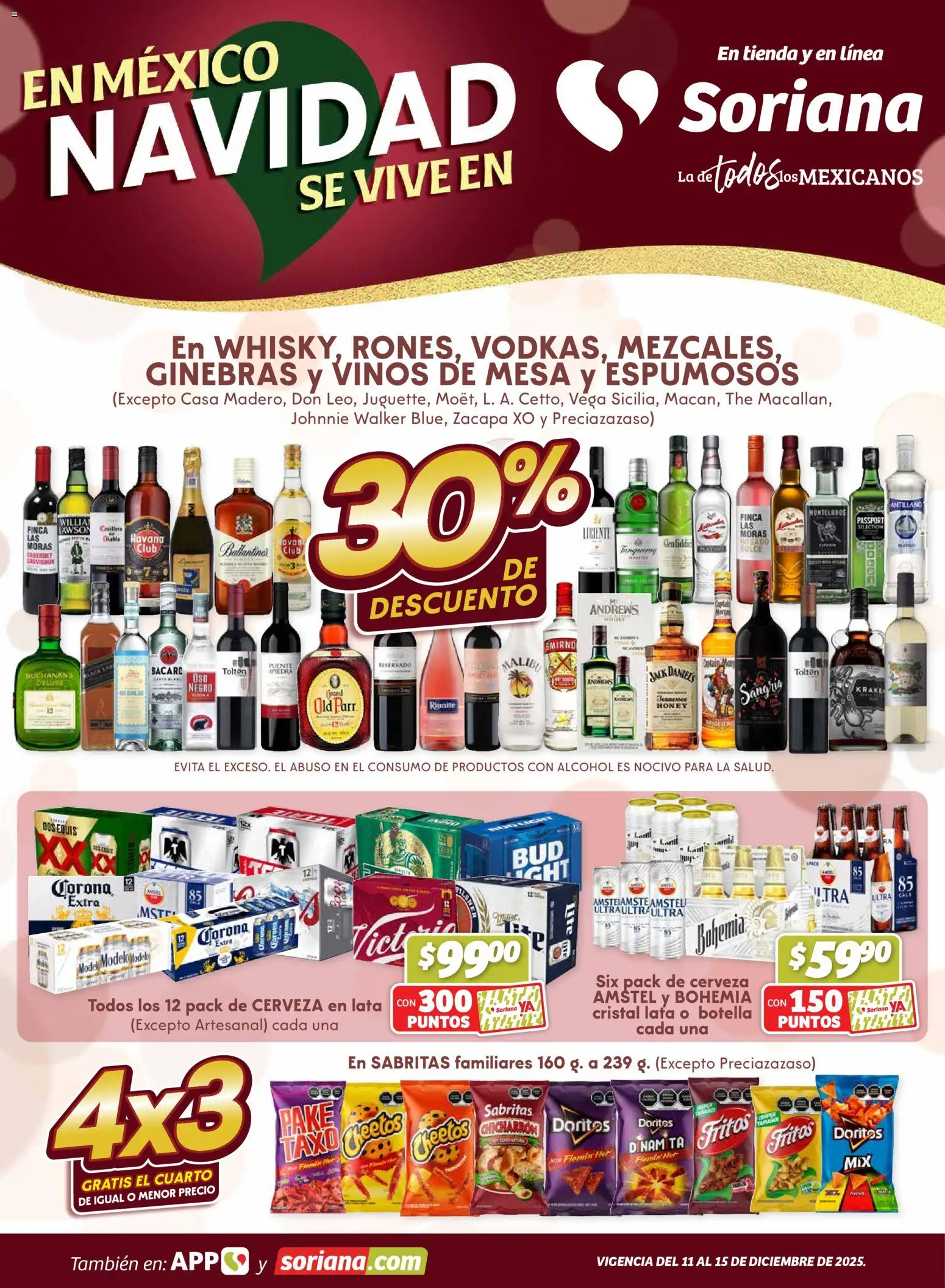 Soriana - Fin de Semana Híper: Tamaulipas (excepto Cd. Victoria y Tampico) - página 1- válido desde 11/12/2025