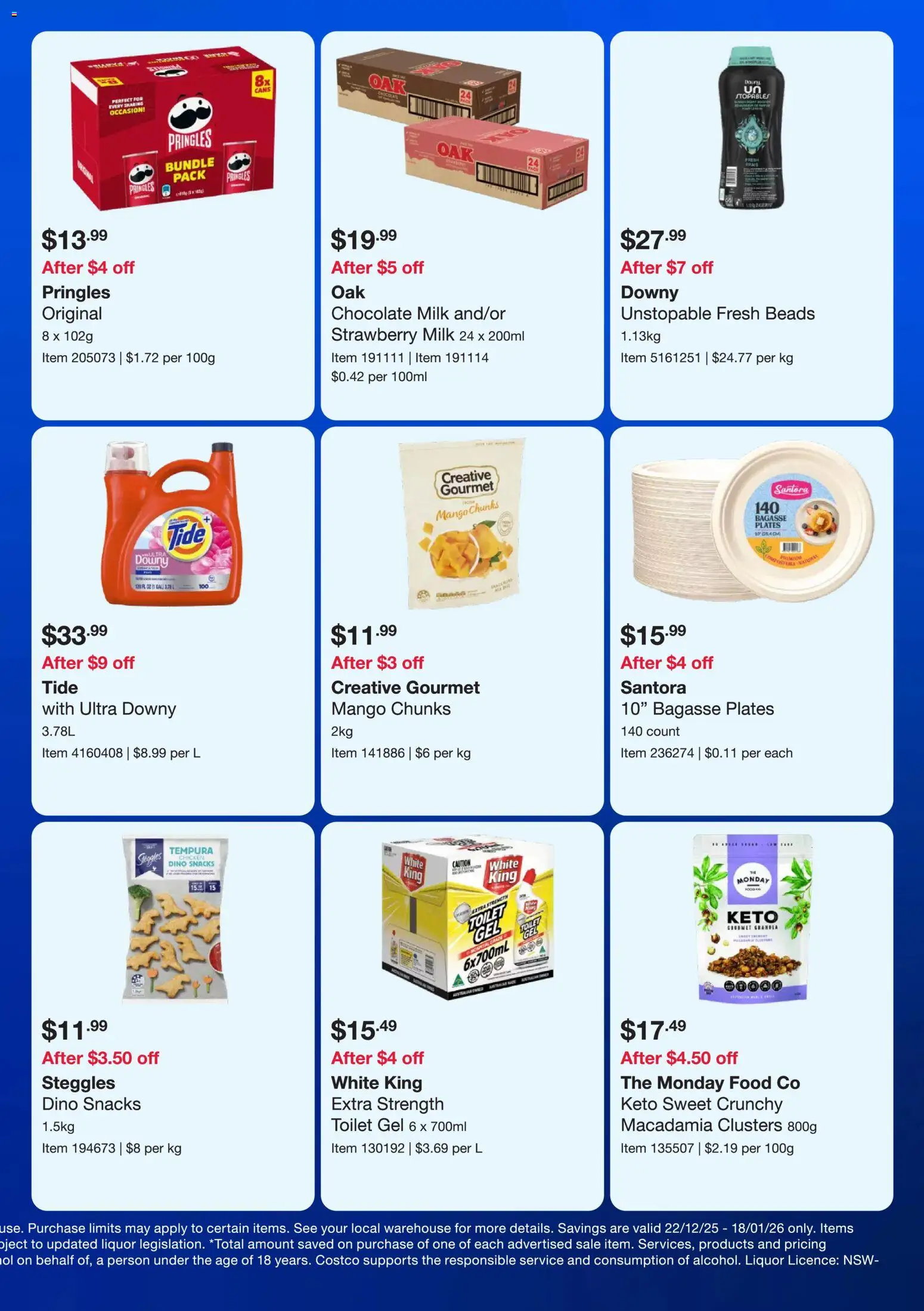 Costco Warehouse Savings - page 7- valid from 22/12/2025