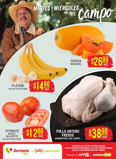 Soriana - Martes y Miércoles del Campo Híper: Nuevo León, Ciudad Victoria y Tampico válido desde 28/10/2025