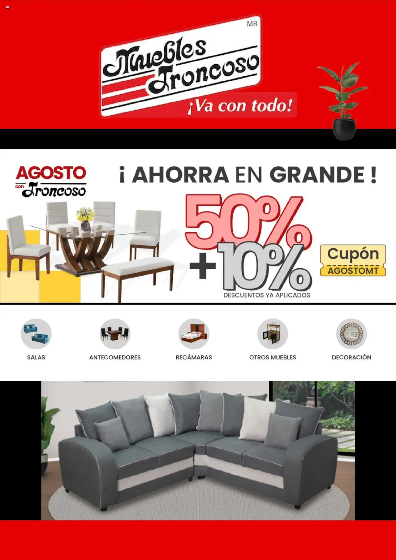 Muebles Troncoso - Catálogo - página 1- válido desde 07/08/2025