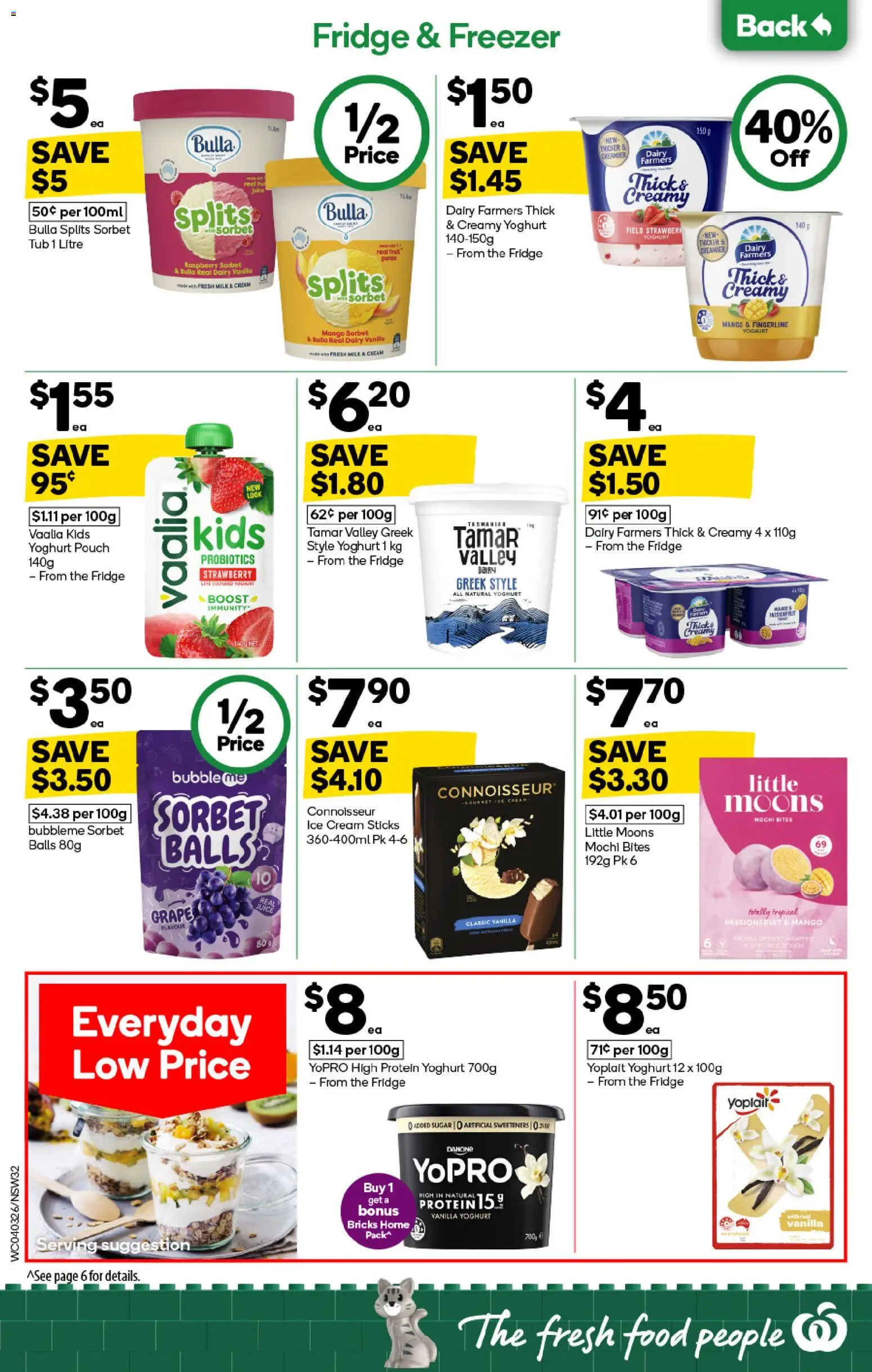 Woolworths catalogue  - page 32- valid from 04/03/2026