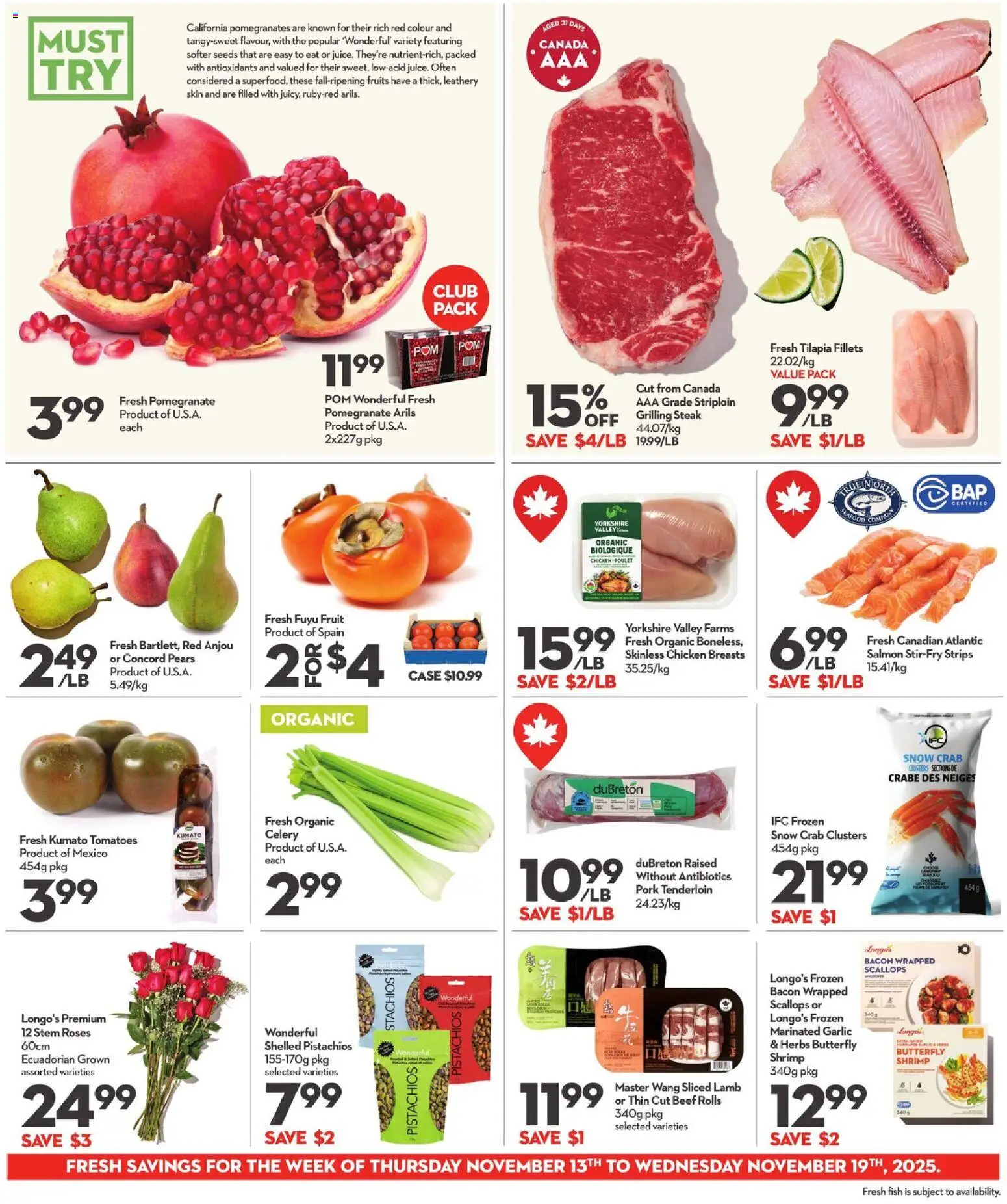 Longo's weekly flyer / circulaire - page 5- valid from Nov 13, 2025
