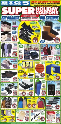 Preview Big 5 Sporting Goods Weekly Ad valid from 12/19/2025