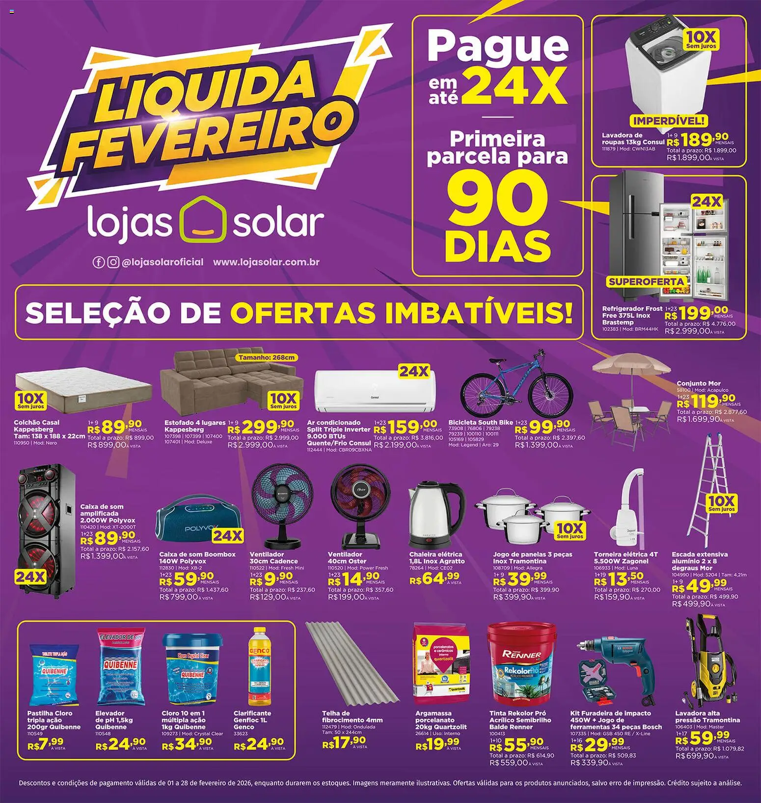 Lojas Solar - Ofertas atuais - página 1- válido a partir de 01/02/2026
