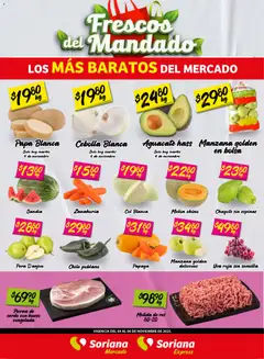 Soriana - Frescos del Mandado Mercado: Saltillo y Torreón válido desde 04/11/2025