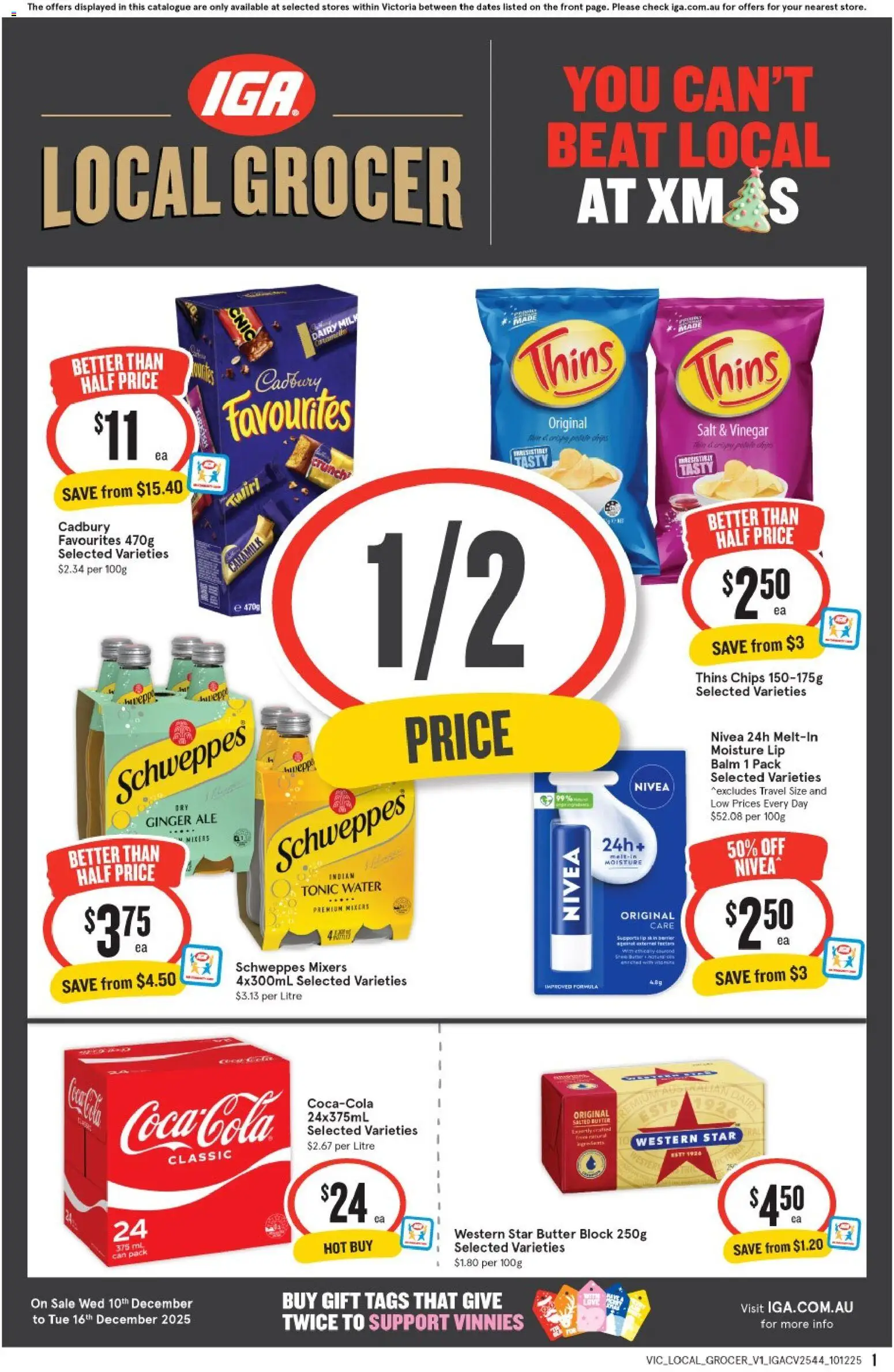 IGA Local Grocer VIC - page 1- valid from 10/12/2025