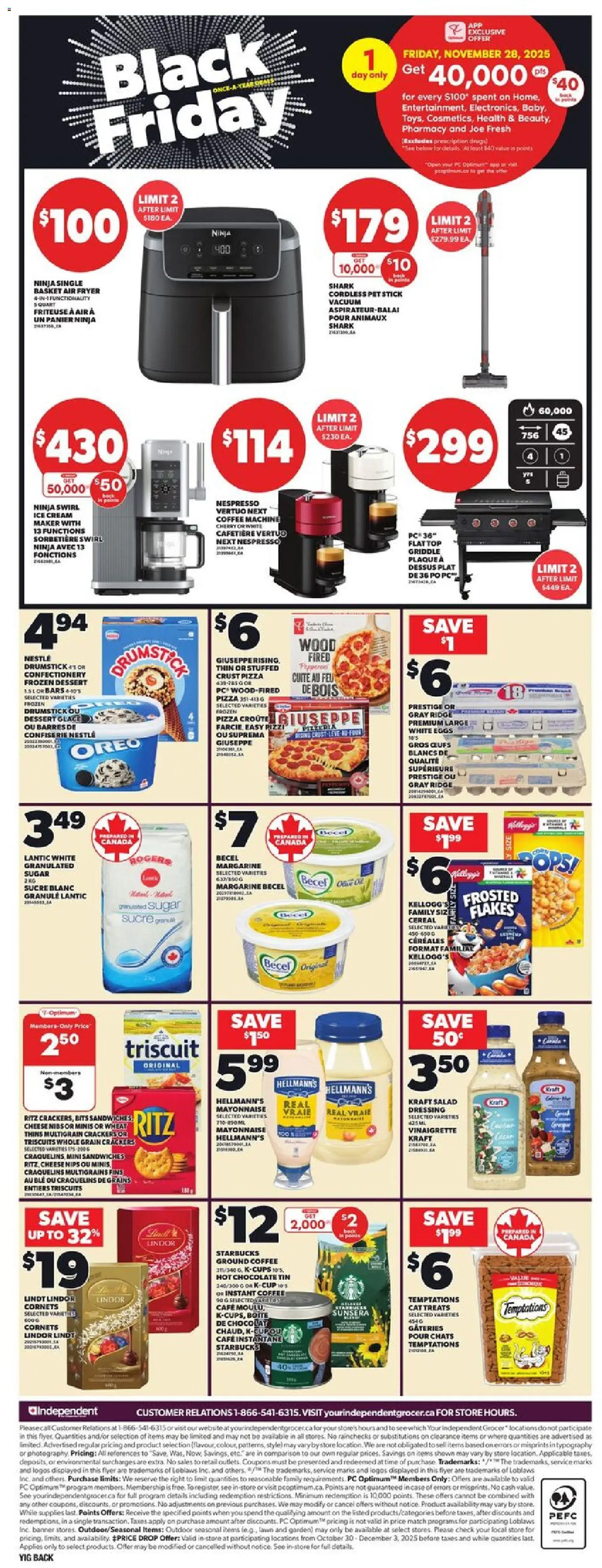 Independent Grocer - Black Friday  - page 4- valid from Nov 27, 2025