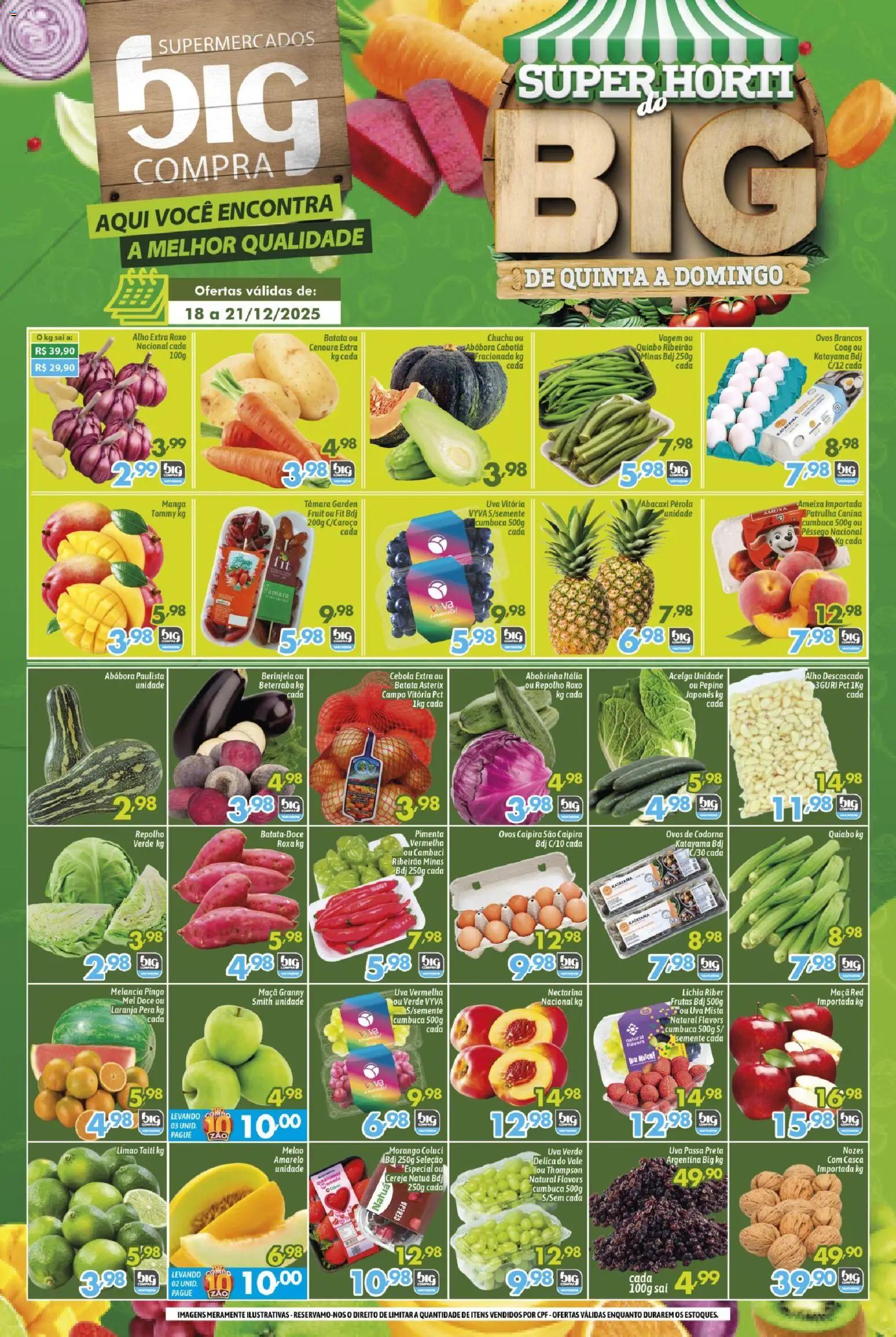 Big Compra - Ofertas Super horti - página 1- válido a partir de 18/12/2025
