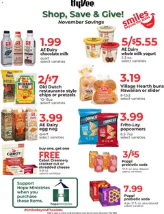 Preview HyVee Shop, Save & Give! November Savings. valid from 11/01/2025