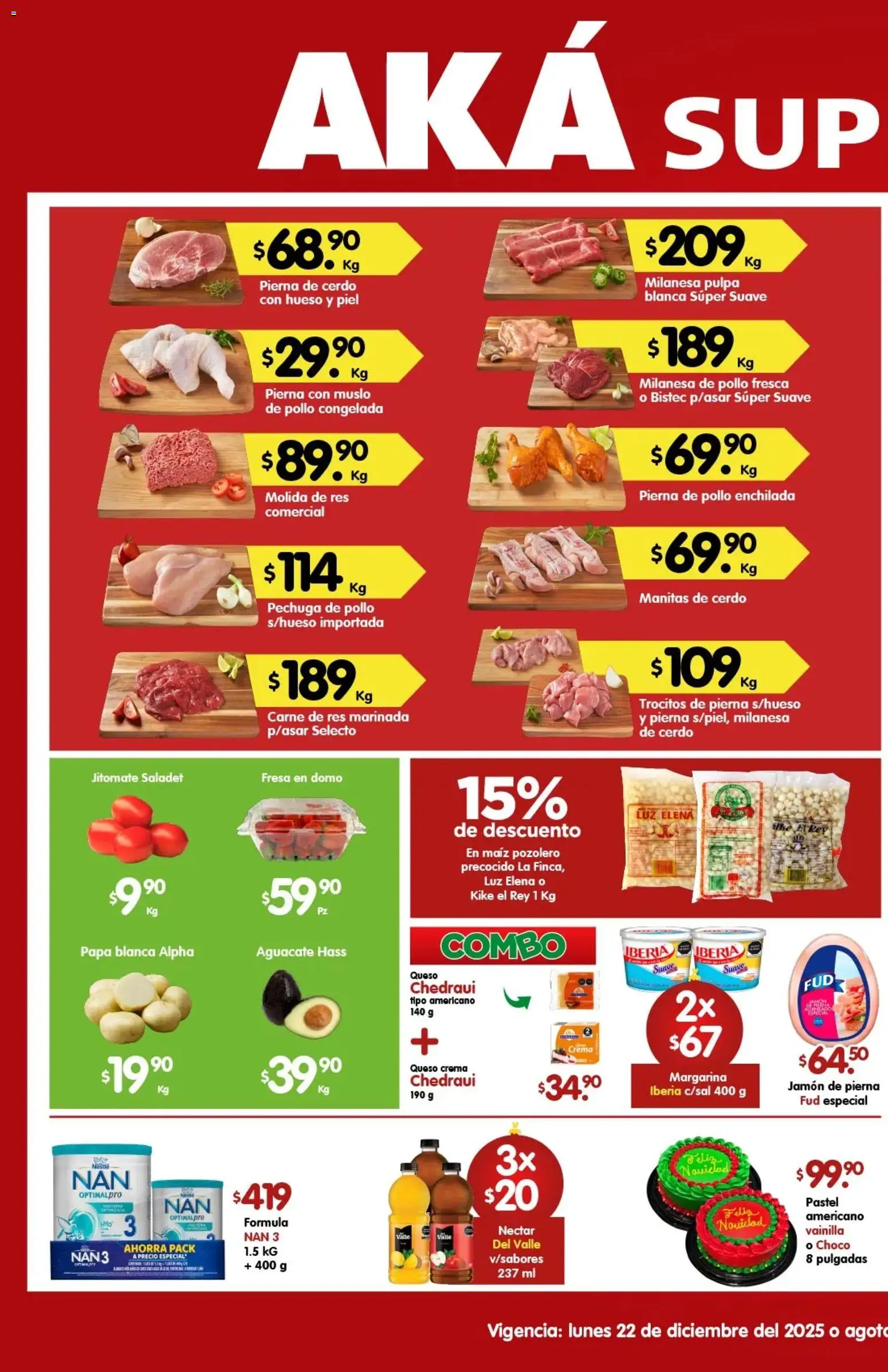 Arteli folleto Aká Super Bodega  - página 1- válido desde 22/12/2025