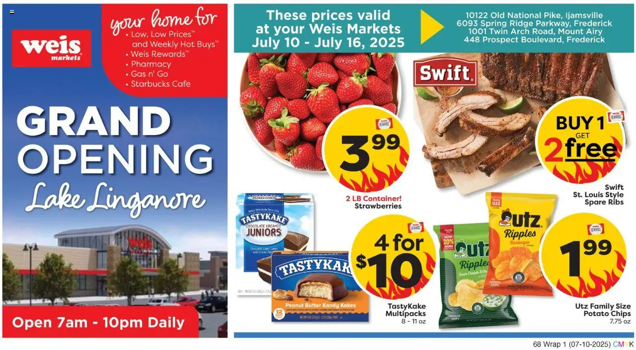 Weis Grand Opening - page 1- valid from 07/10/2025