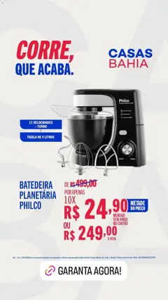 Pré-visualização Casas Bahia ofertas válida a partir de 12/03/2026