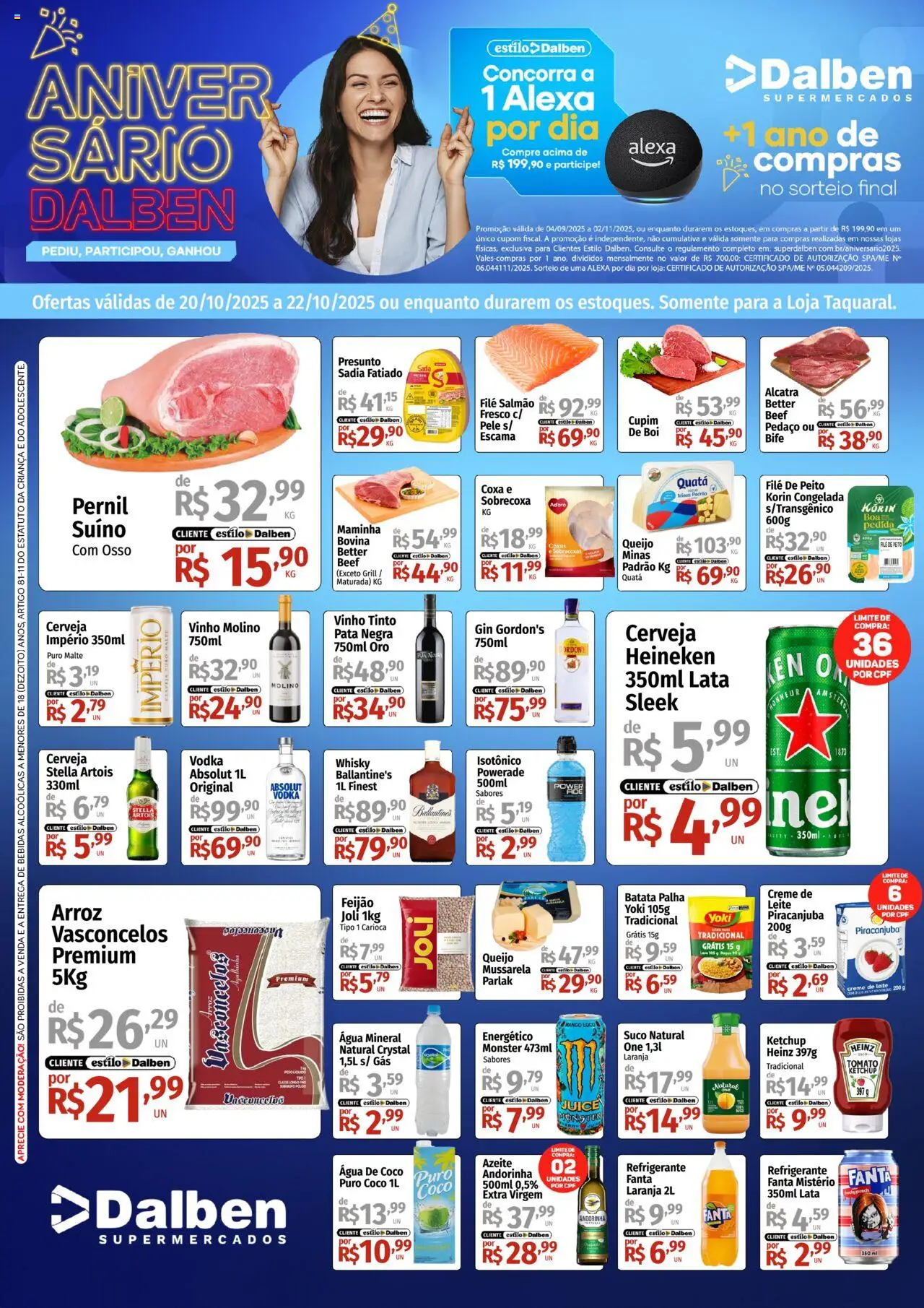 Supermercado Dalben - Ofertas da semana - página 1- válido a partir de 20/10/2025
