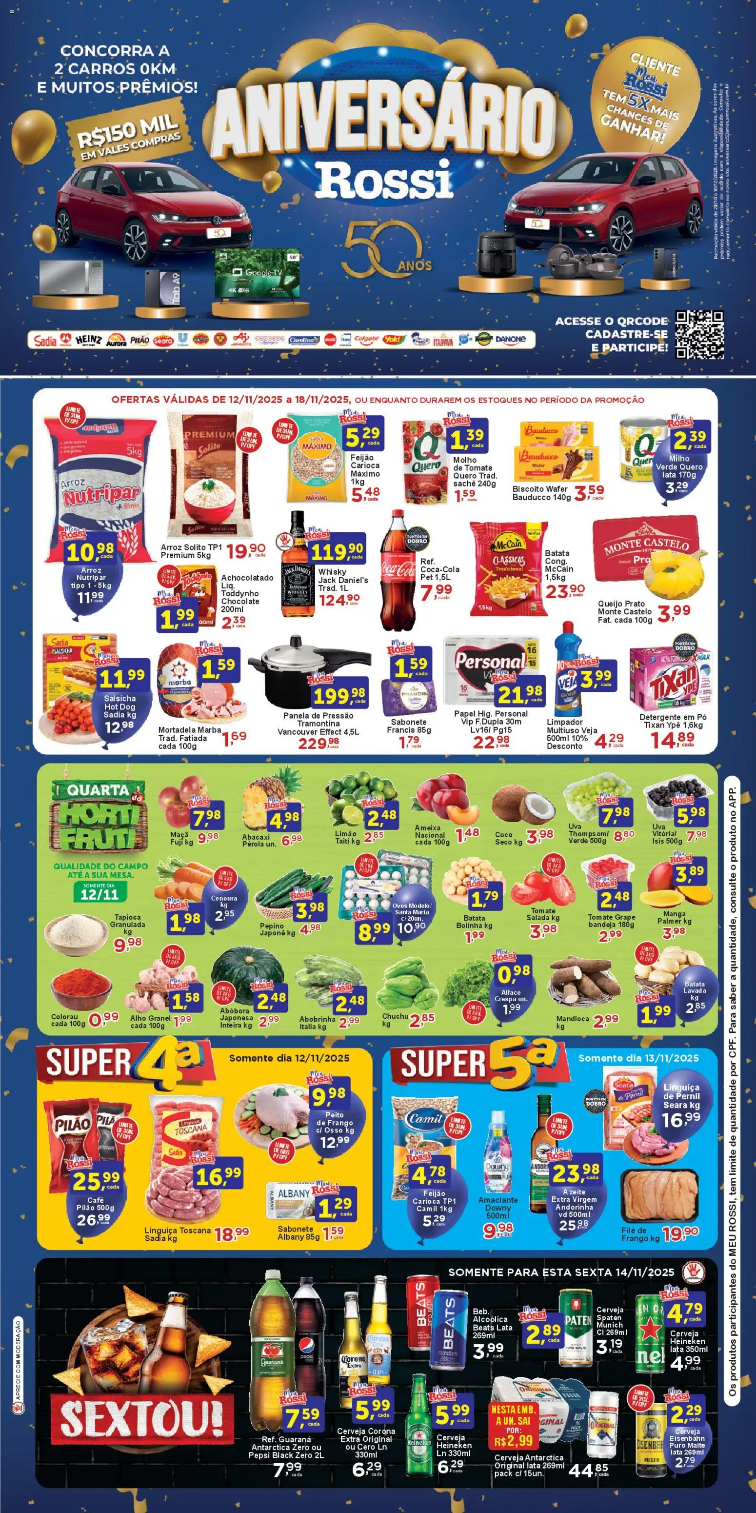 Rossi Supermercados - Ofertas da semana - página 1- válido a partir de 12/11/2025
