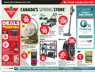 Preview Canadian Tire weekly flyer valid from Apr 9, 2026