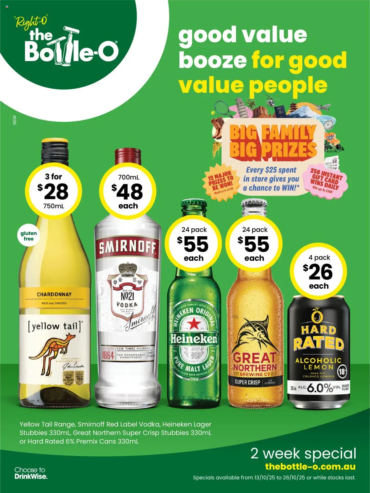 The Bottle-O  Catalogue  - page 1- valid from 13/10/2025