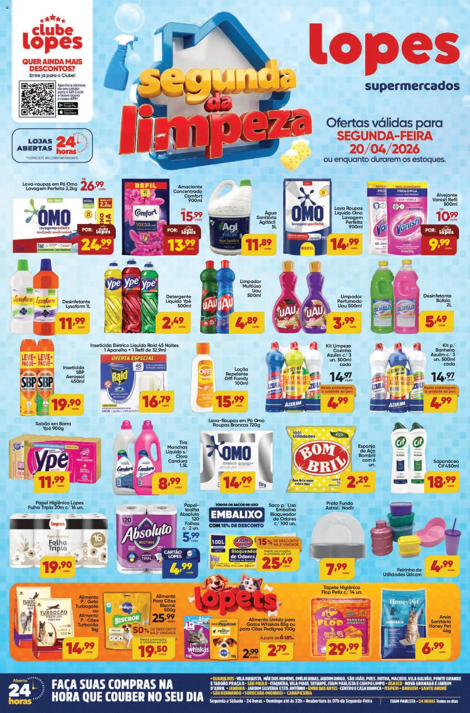 Lopes Supermercados - Ofertas da semana - página 1- válido a partir de 20/04/2026
