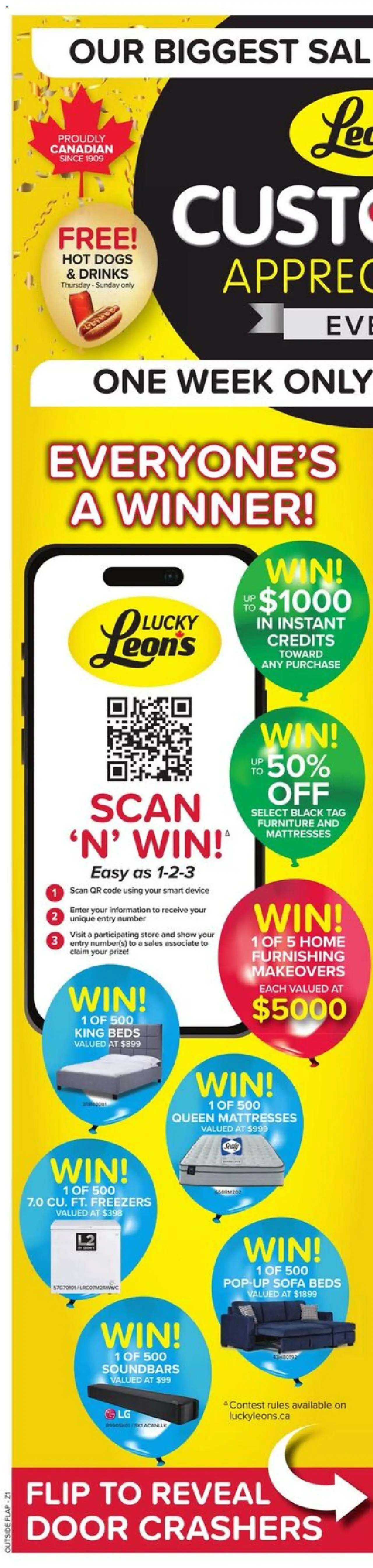 Leon's weekly flyer / circulaire - page 1- valid from Sep 4, 2025